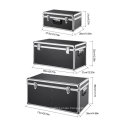 Professional Aluminum Tool Boxes Case Flight Case Chest Storage Boxes Container Lockable